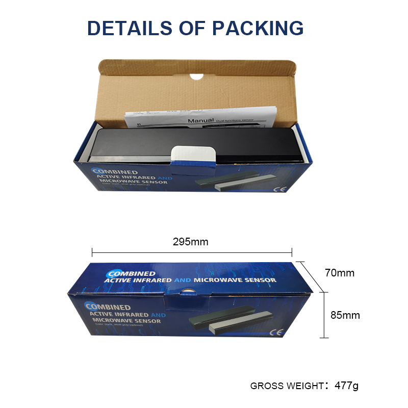 European design infrared and microwave sensor MI01R Function combination