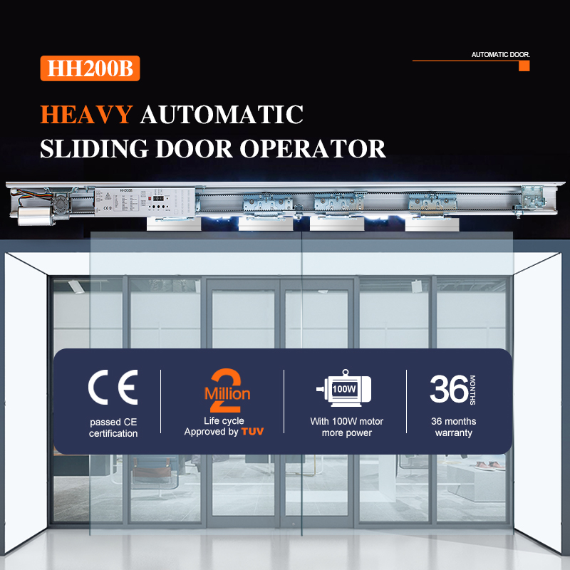 HH200B high capacity automatic sliding door operator led controller easy to asjust