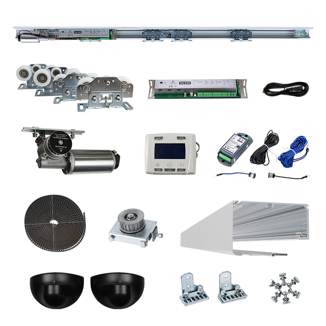 Automatic glass sensor door with dunker motor brush motor ML500