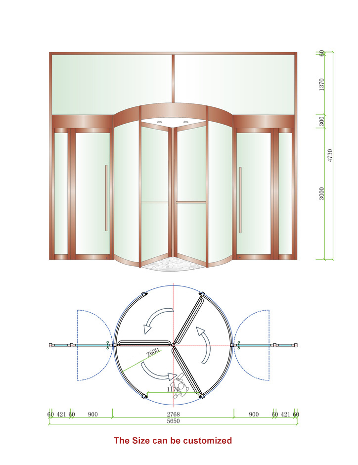 Automatic revolving door_03