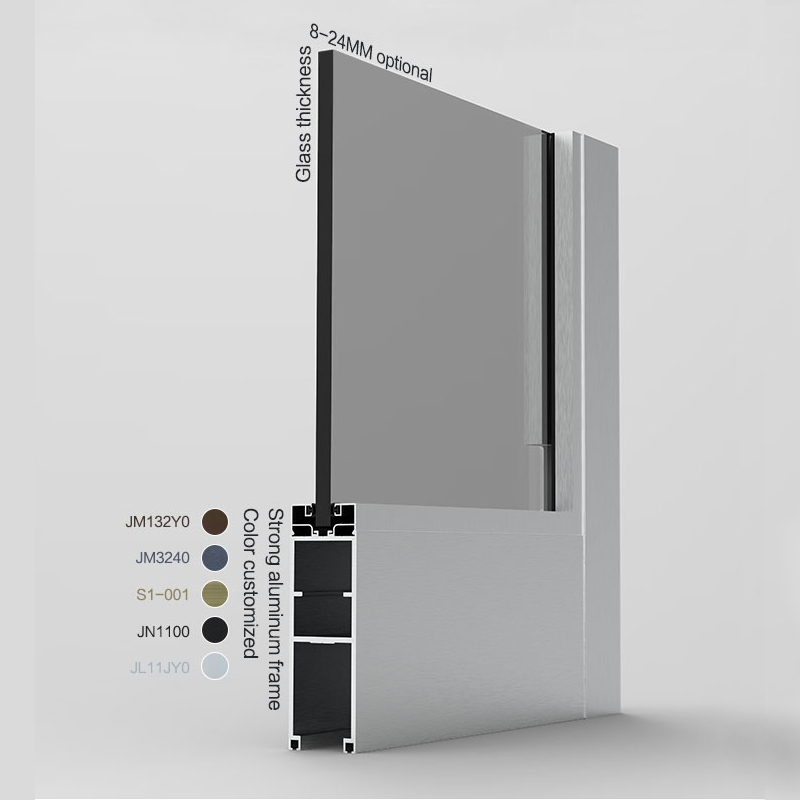 Emergency Glass Breakout Automatic sliding door system for main entrance