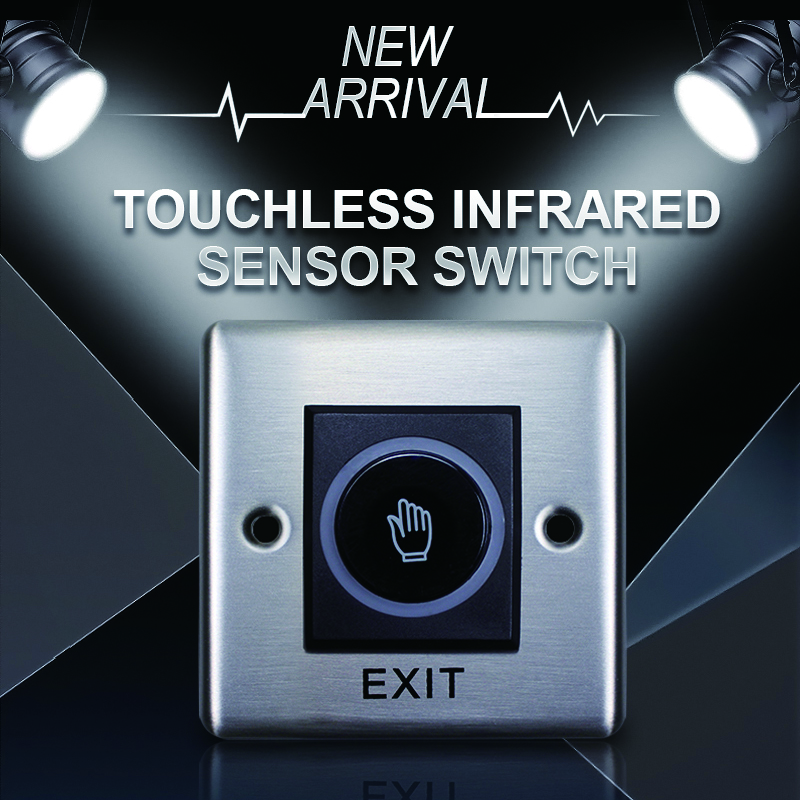 12V Touchless Motion Sensor Light Switch for Automatic Door Opener