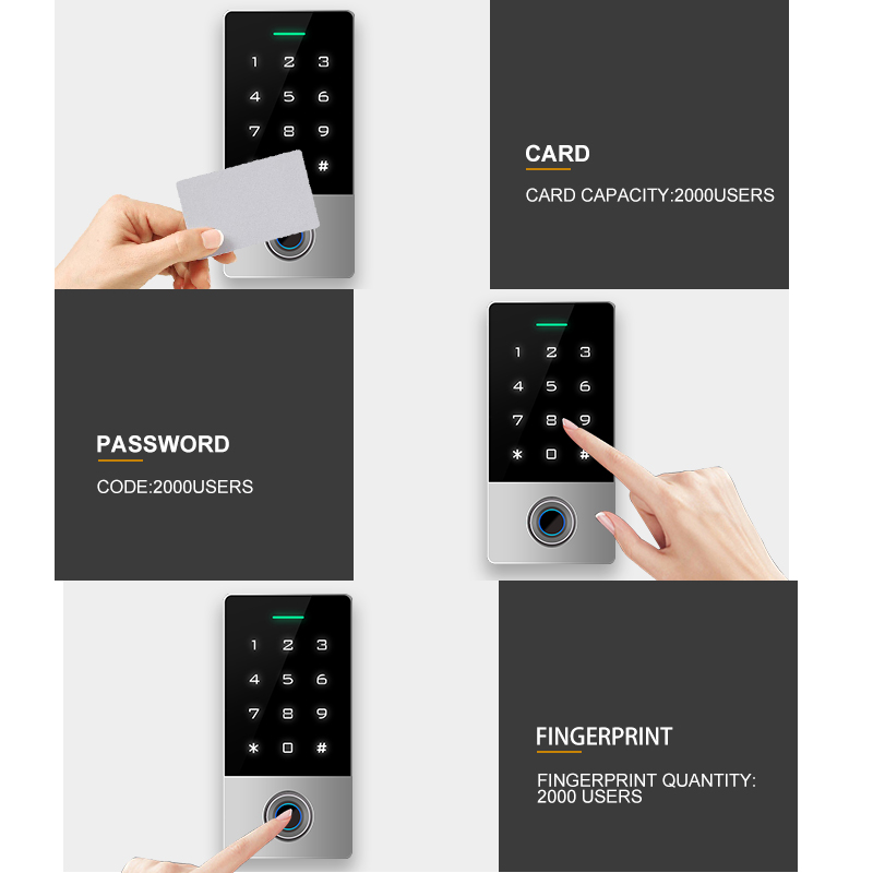 Waterproof Functional Access Control Stainless Keypad for Automatic Door