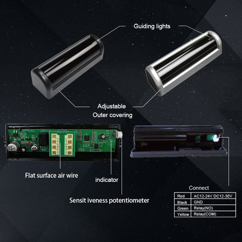 Externally Adjustable Microwave Motion Sensor for Automatic Door