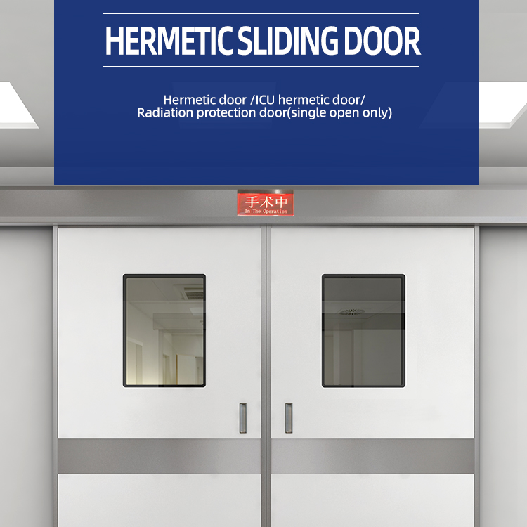 High Quality Air-Tight Automatic Hermetic Sliding Door for Hospitals