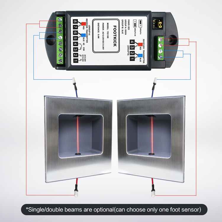 Foot Sensor Kick Sensor for Hermetic Sliding Door Medical Door